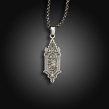 NIGHTWATCH: Sterling Silver Cathedral Necklace