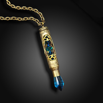 one of a kind recycled bullet necklace